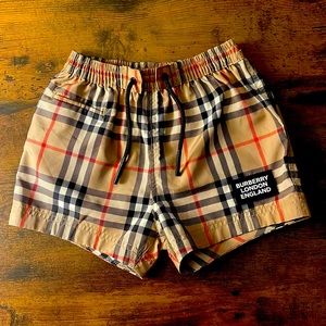 Authentic infant Burberry swimming trunks